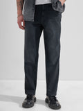 Highlander Men Black Relaxed Fit Stretchable Jeans