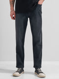 Highlander Men Black Relaxed Fit Stretchable Jeans