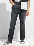 Highlander Men Black Regular Fit Stretchable Jeans