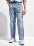 Highlander Men Blue Straight Fit Stretchable Jeans