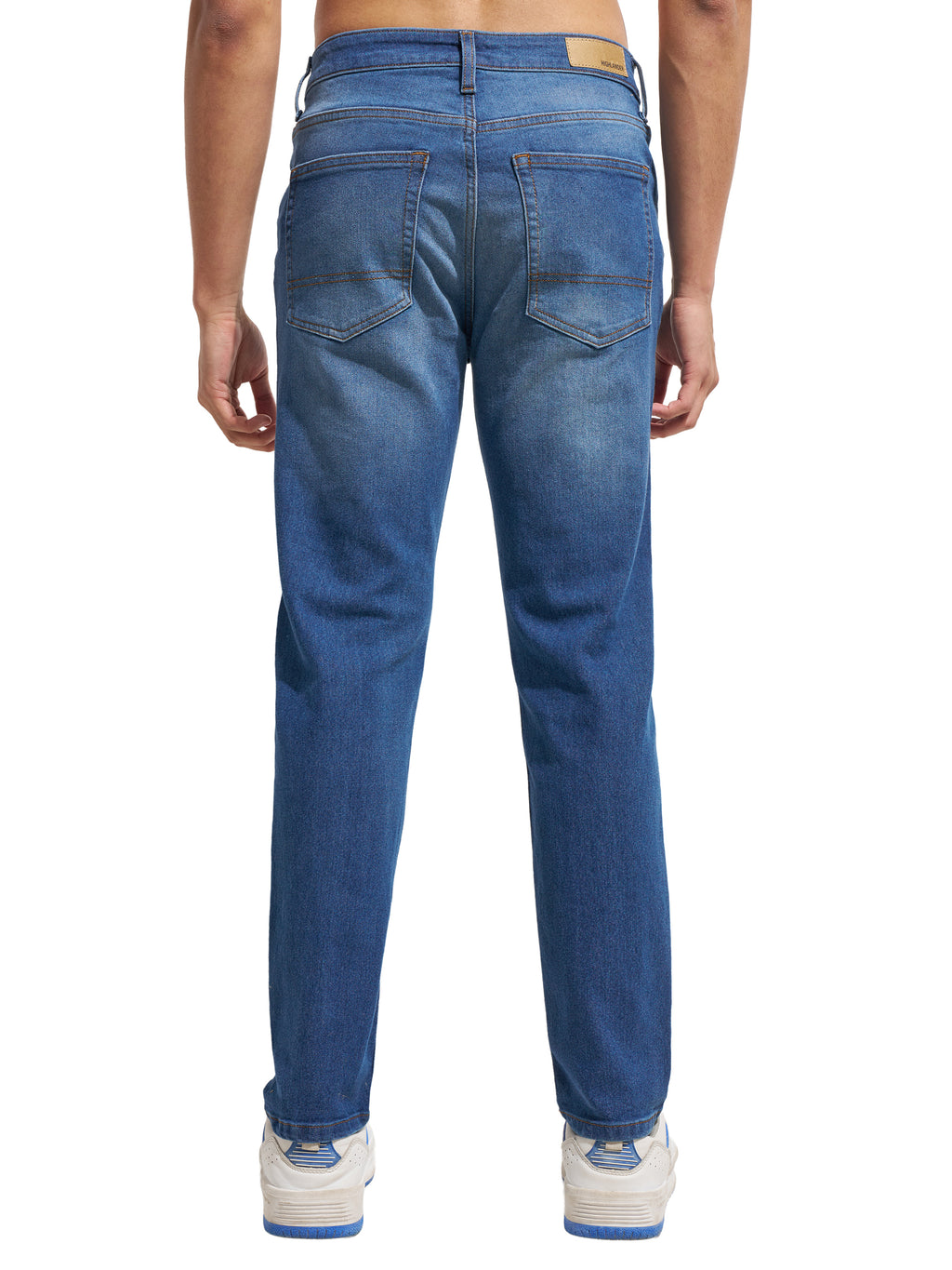 Purple By Highlander Men Blue Regular Fit Stretchable Jeans