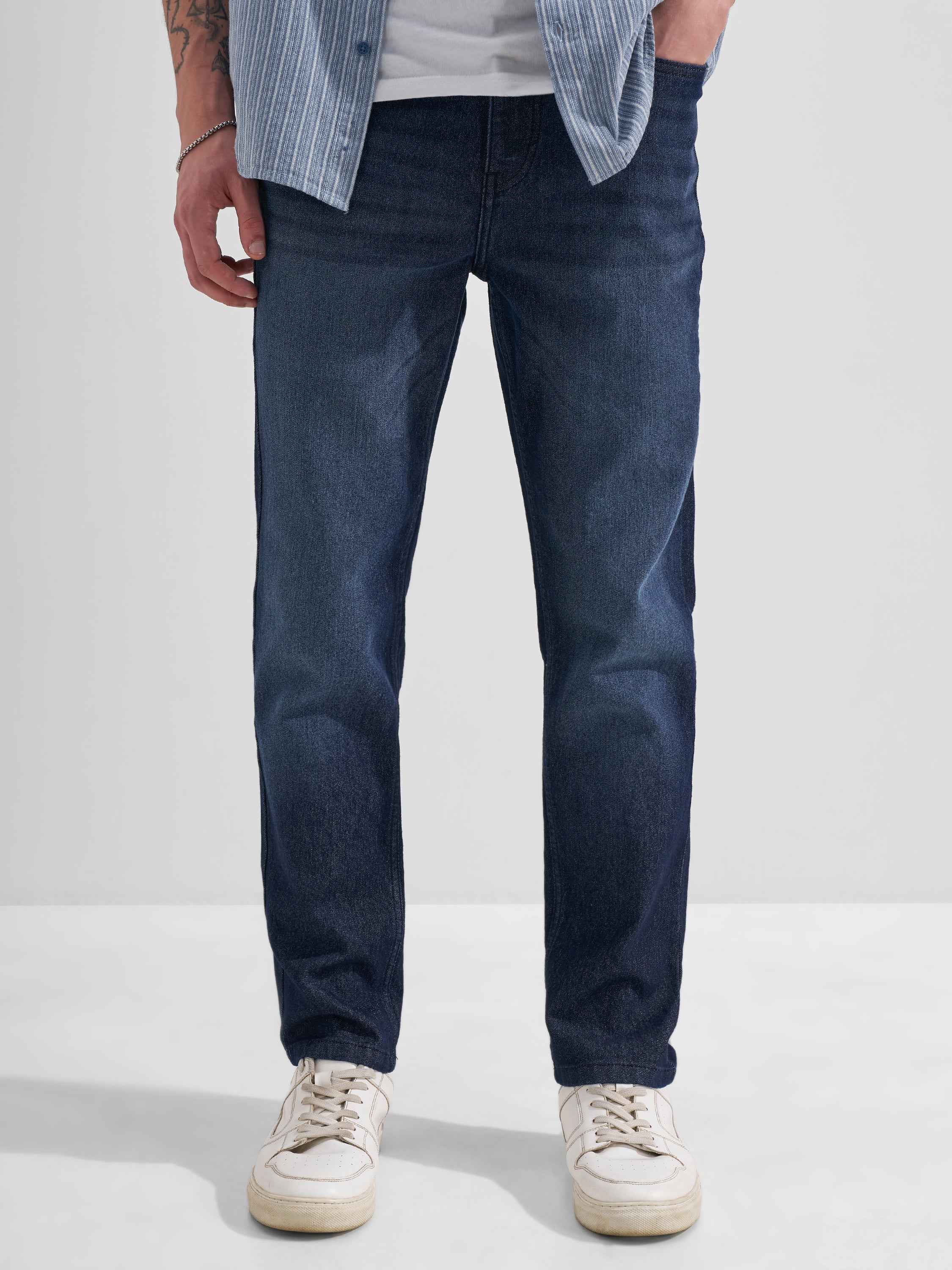 Highlander Men Blue Slim Fit Stretchable Jeans