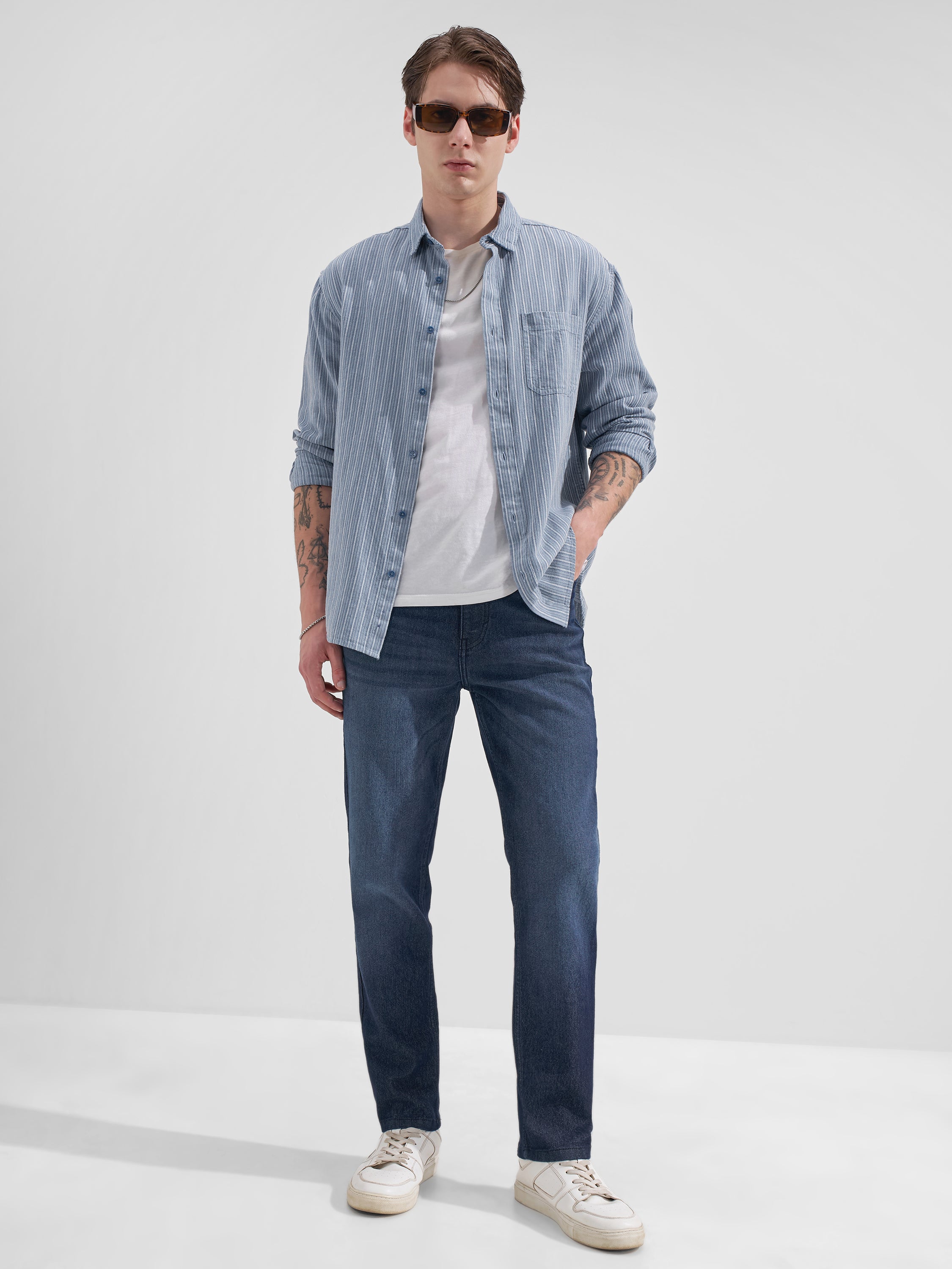 Highlander Men Blue Slim Fit Stretchable Jeans