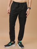 Highlander Men Black Regular Fit Solid Jogger - Black - Image 1