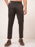 Highlander Men Brown Tapered Fit Solid Chinos - Brown - Image 1