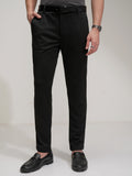 Purple By Highlander Men Black Regular Fit Solid Chinos - Black - Image 1