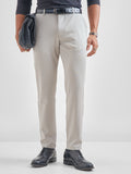 Purple By Highlander Men Grey Slim Fit Solid Chinos - Grey - Image 1