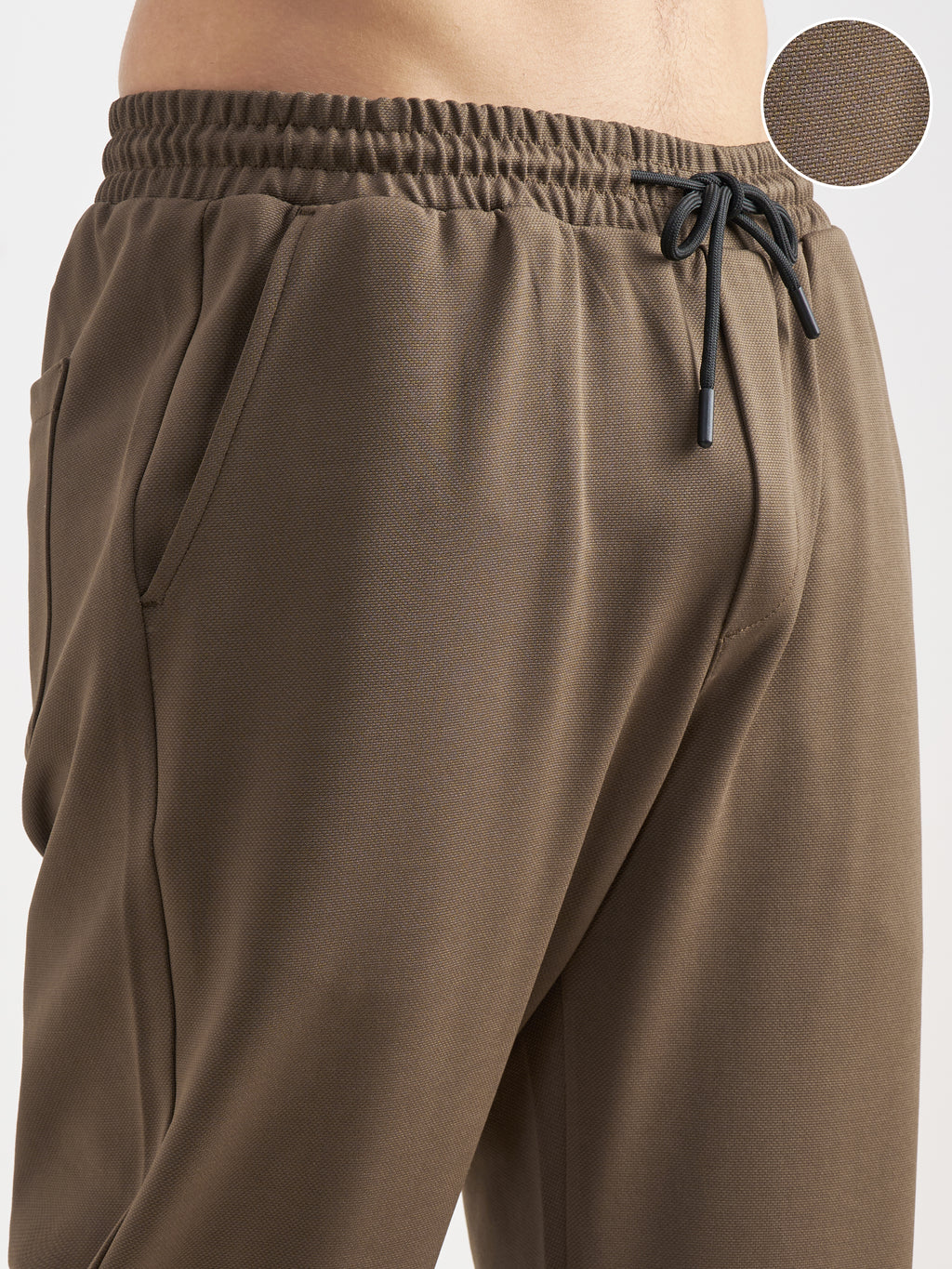 Purple By Highlander Men Brown Relaxed Fit Solid Regular Trouser - Brown - Image 5