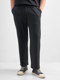 Purple By Highlander Men Black Relaxed Fit Solid Regular Trouser - Black - Image 1