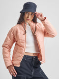 Tokyo Talkies Women Pink Puffer Jacket - Pink - Image 1