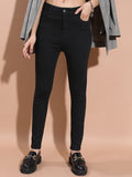 Tokyo Talkies Women Black Skinny Fit Stretchable Jeans - Black - Image 1