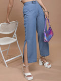 Tokyo Talkies Women Blue Relaxed Fit Stretchable Jeans - Blue - Image 1