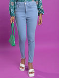 Tokyo Talkies Women Blue Skinny Fit Stretchable Jeans - Blue - Image 1