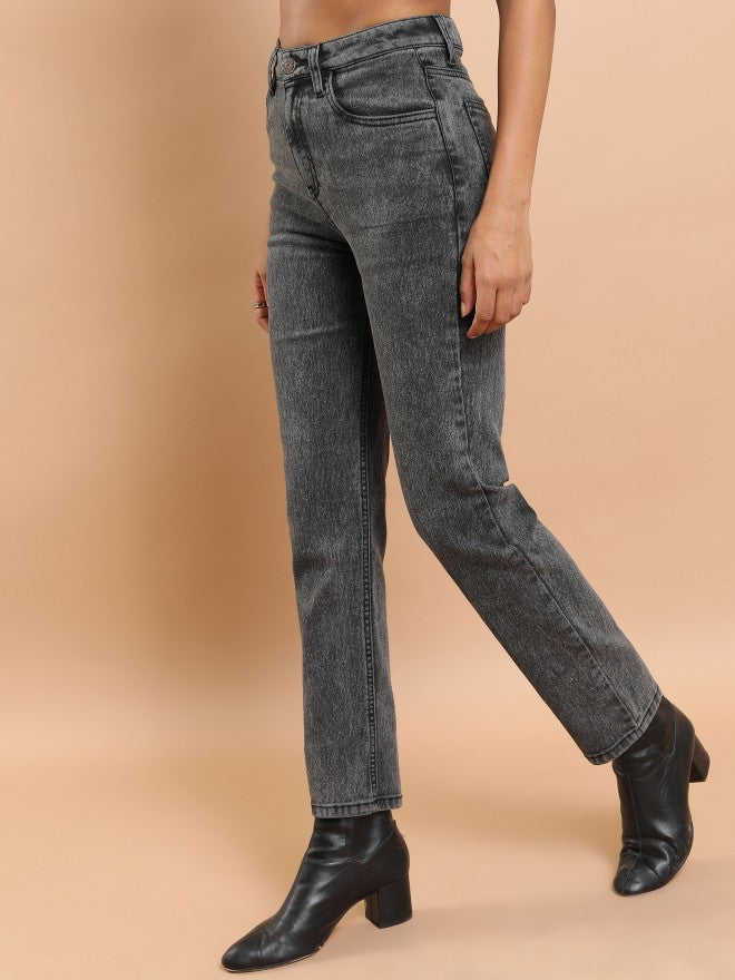 Tokyo Talkies Women Grey Skinny Fit Stretchable Jeans - Grey - Image 4