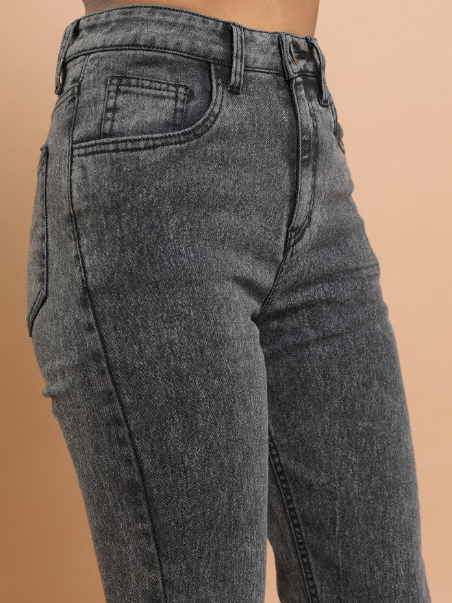 Tokyo Talkies Women Grey Skinny Fit Stretchable Jeans - Grey - Image 5