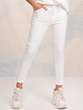 Tokyo Talkies Women White Slim Fit Stretchable Jeans - White - Image 1