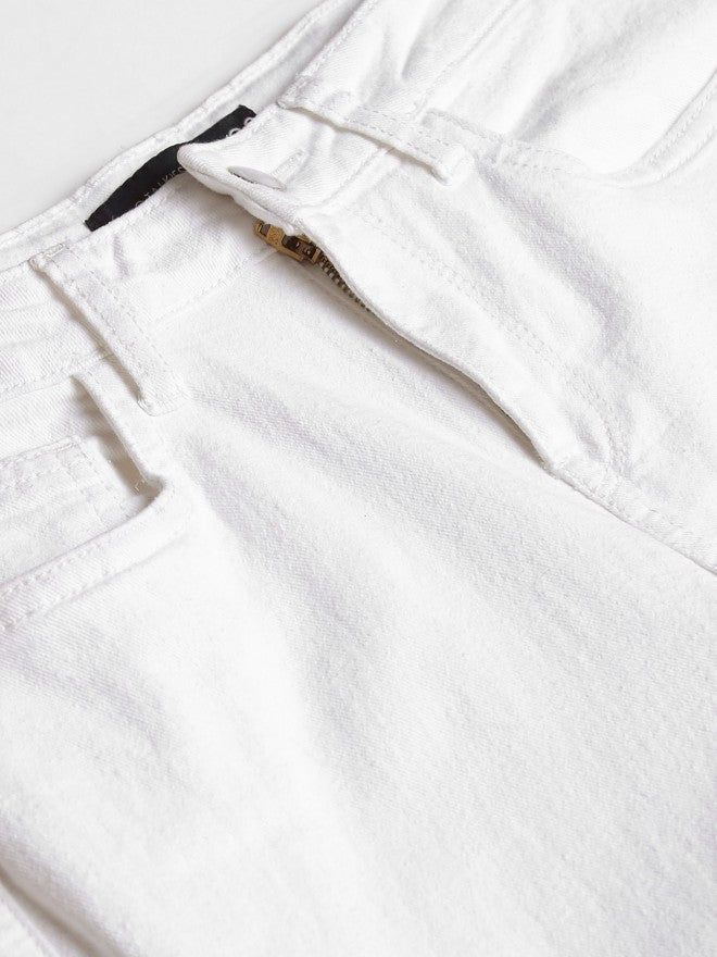 Tokyo Talkies Women White Bootcut Stretchable Jeans - White - Image 7