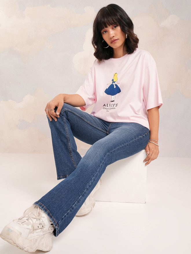 Tokyo Talkies Women Blue Bootcut Stretchable Jeans - Blue - Image 2