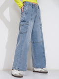 Tokyo Talkies Women Blue Regular Fit Stretchable Jeans - Blue - Image 1