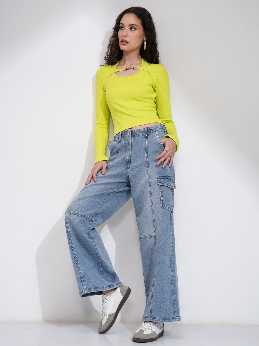 Tokyo Talkies Women Blue Regular Fit Stretchable Jeans - Blue - Image 2