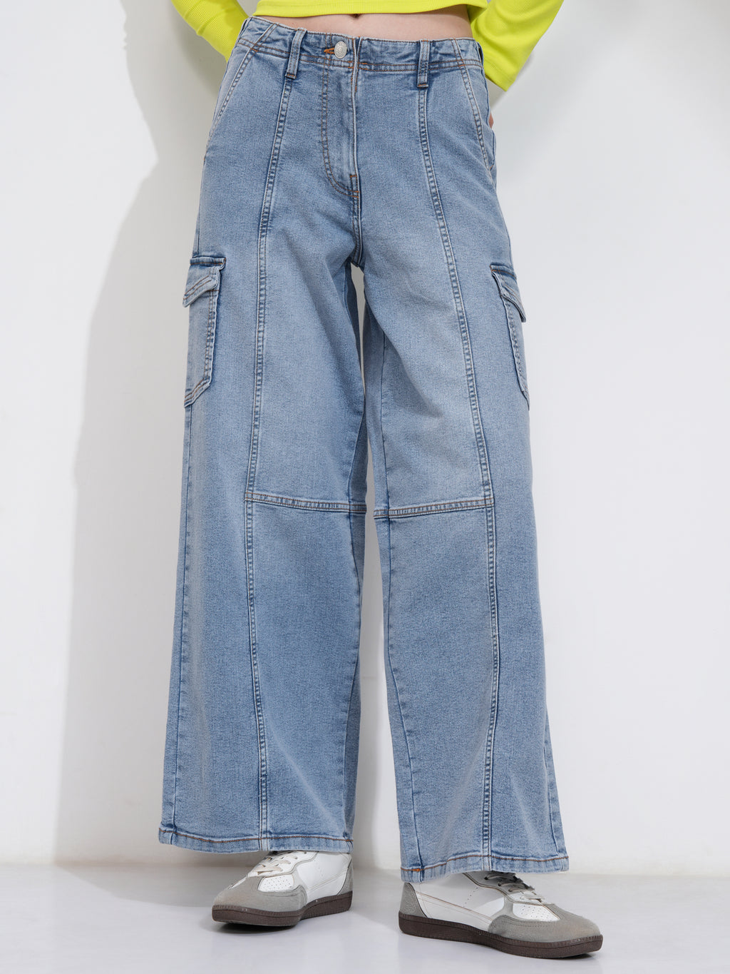 Tokyo Talkies Women Blue Regular Fit Stretchable Jeans - Blue - Image 6