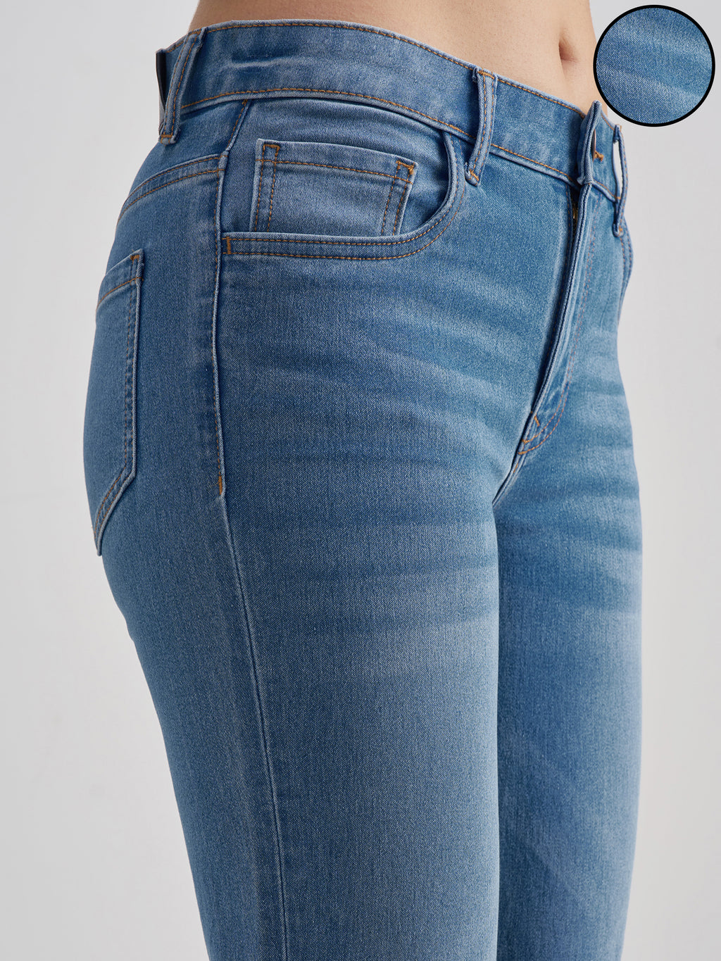 Purple By Tokyo Talkies WomenBlue Skinny Fit Stretchable Jeans - Blue - Image 5