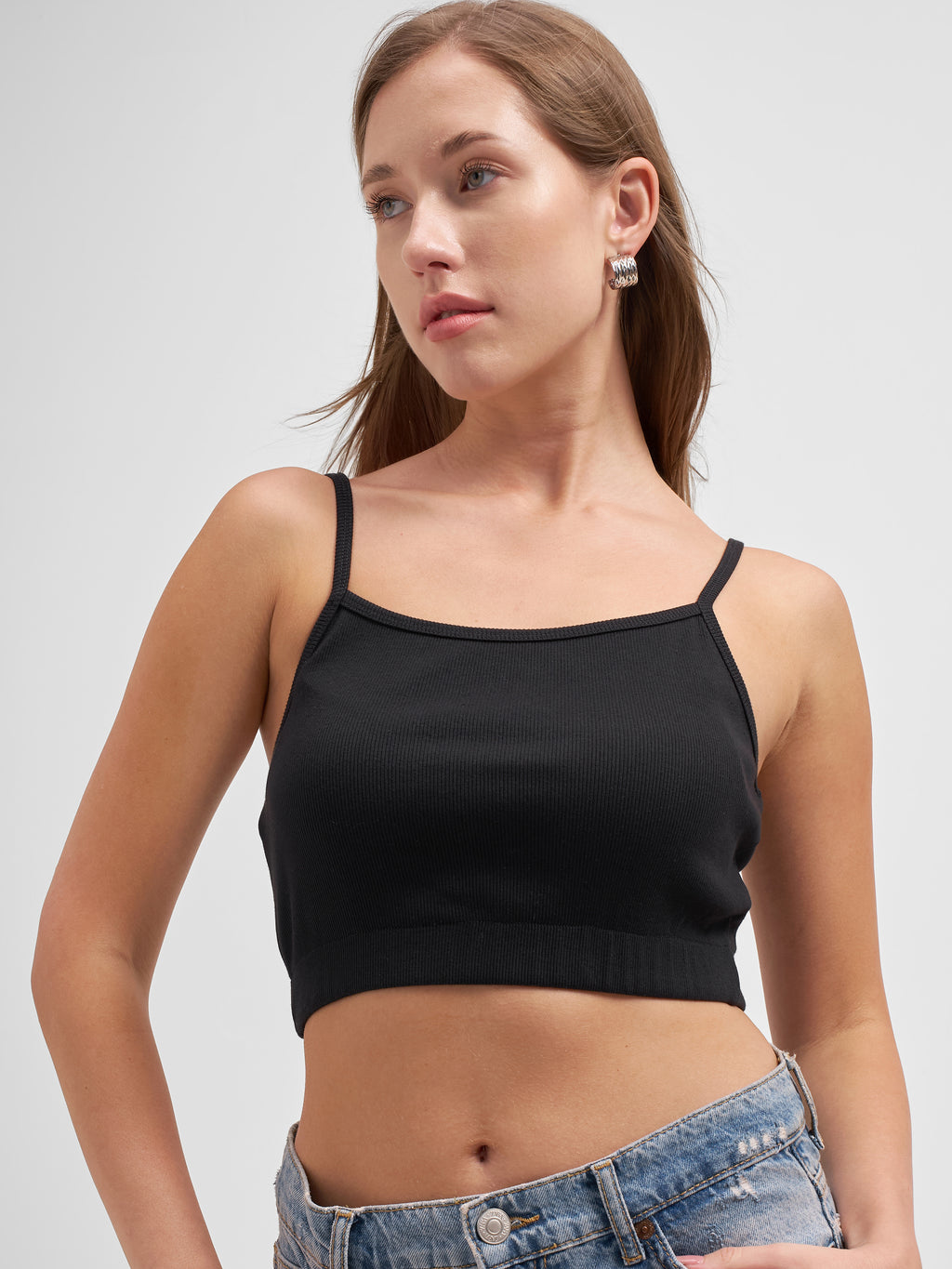 Tokyo Talkies Women Black Solid Regular Top