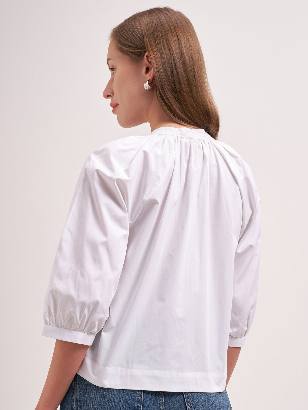 Tokyo Talkies Women White Solid Regular Top