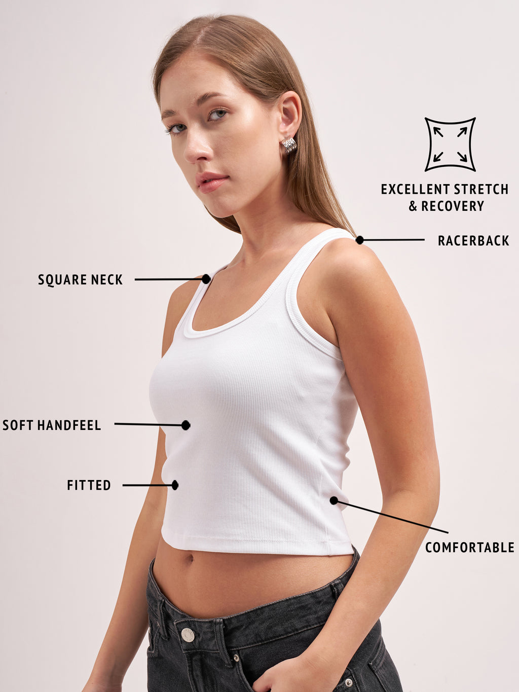 Tokyo Talkies Women White Solid Regular Top