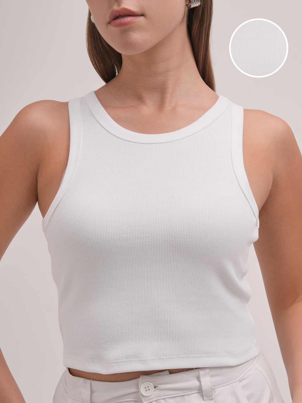 Tokyo Talkies Women White Solid Regular Top