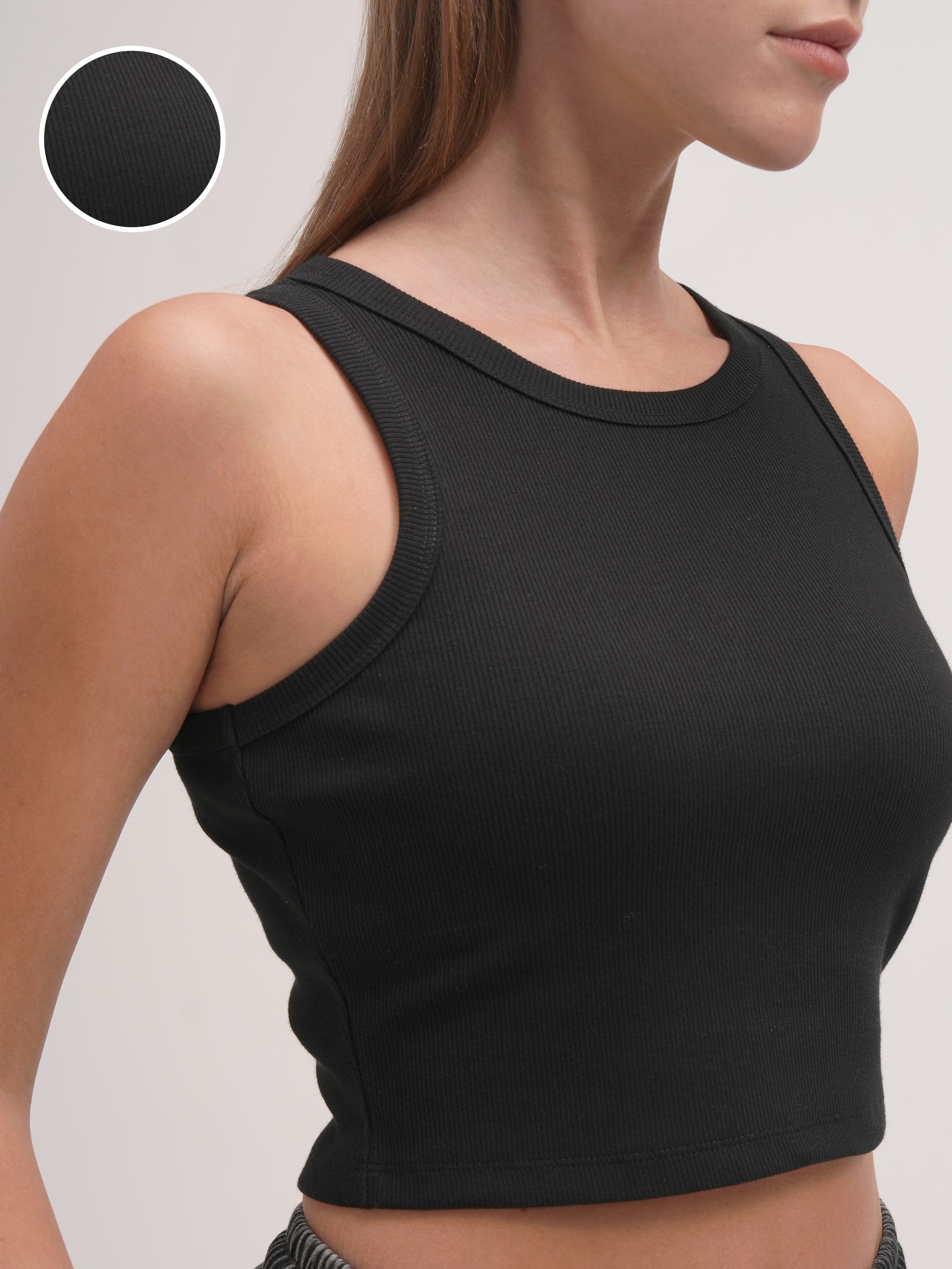 Tokyo Talkies Women Black Solid Regular Top