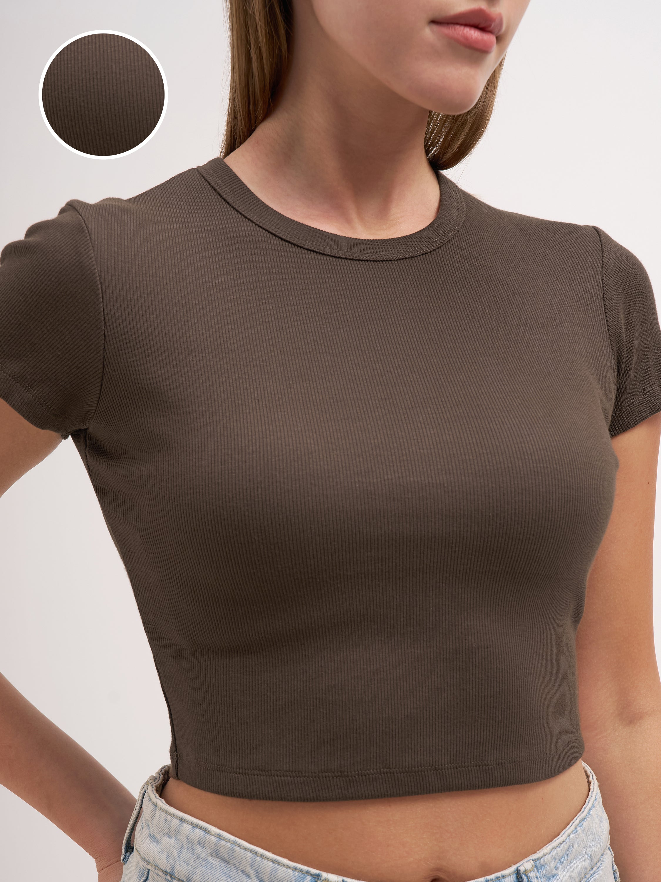 Tokyo Talkies Women Brown Solid Regular Top
