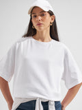 Tokyo Talkies Women White Solid Regular Top