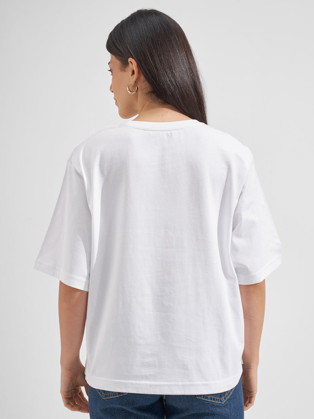 Tokyo Talkies Women White Solid Regular Top