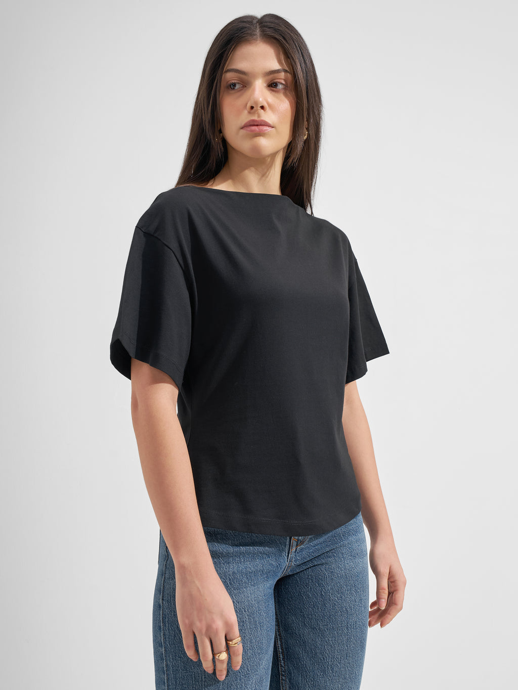 Tokyo Talkies Women Black Solid Regular Top