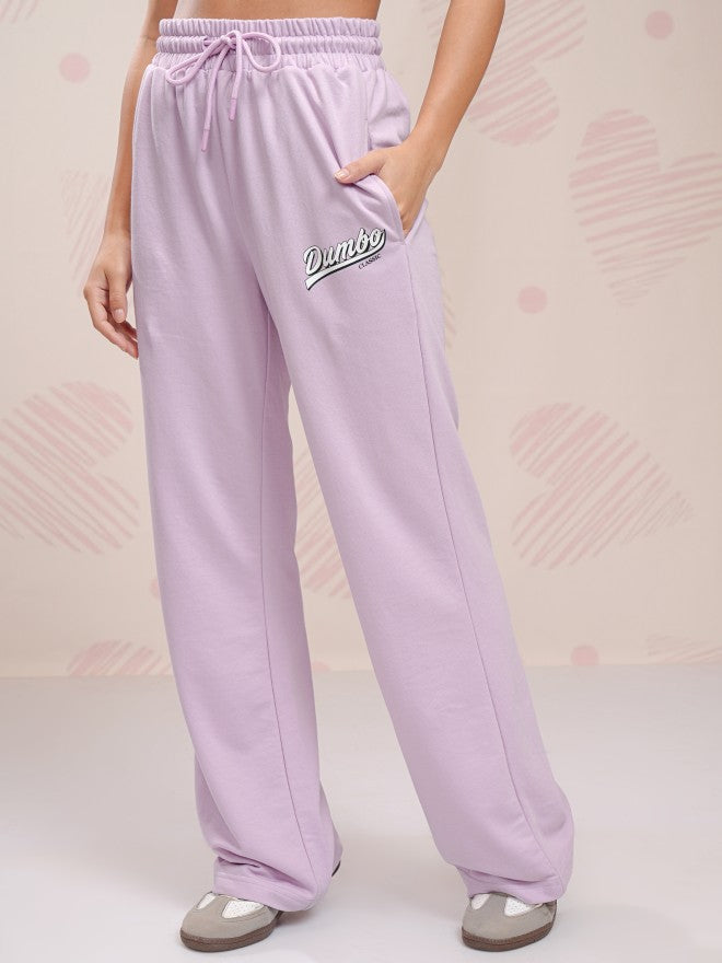 Disney By Tokyo Talkies Women Lavender Dumbo T-shirt With Trouser - Lavender - Image 6