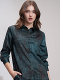 Disney By Tokyo Talkies Women Blue Mickey Mouse Shirt With Trouser - Blue - Image 1