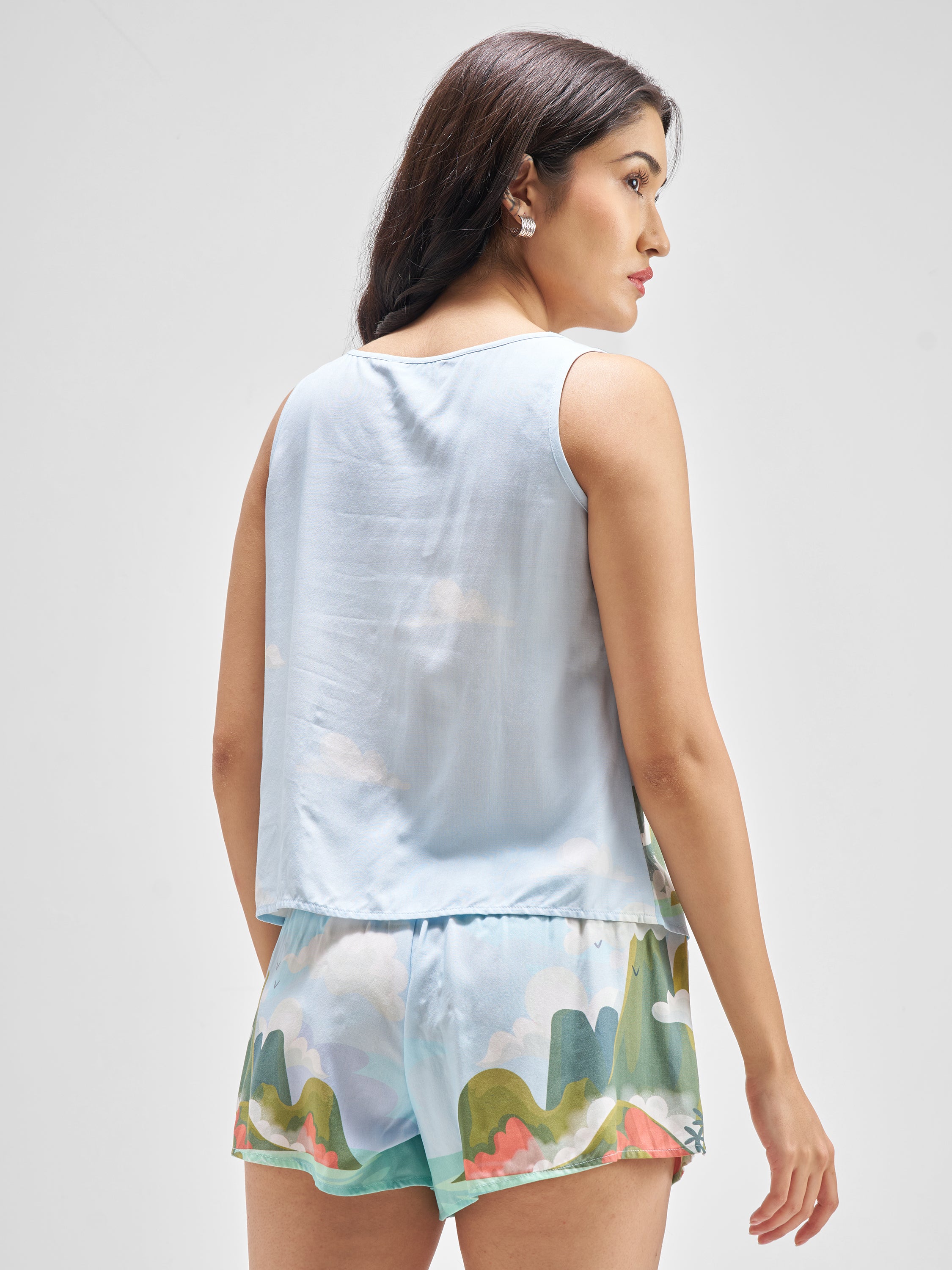 Disney By Tokyo Talkies Women Multi Moana Top With Shorts Co-Ords - Multi - Image 3