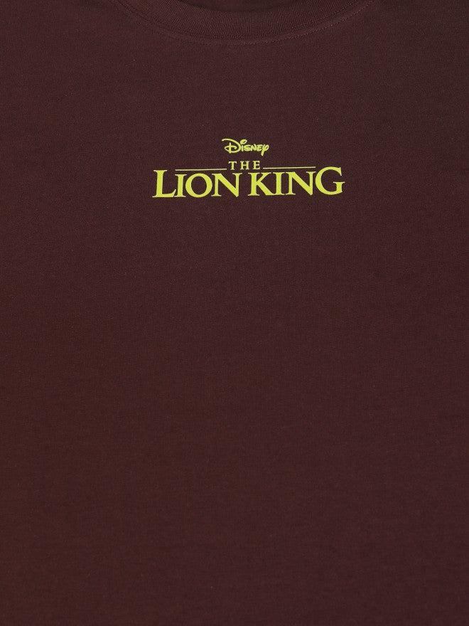 Disney By Tokyo Talkies Women Brown Lion King Printed Round Neck T-Shirt - Brown - Image 8