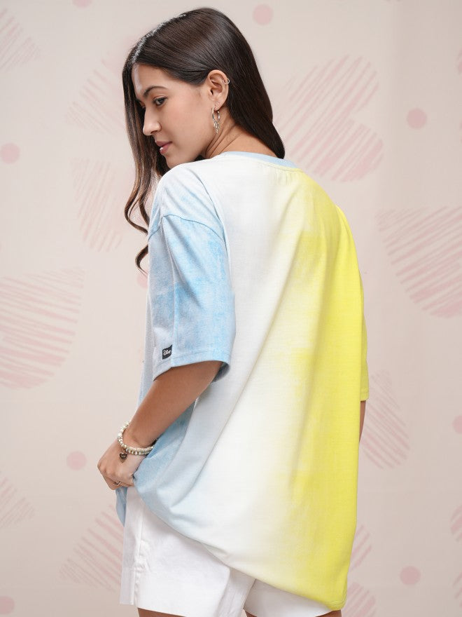 Disney By Tokyo Talkies Women Yellow Donald Duck Printed Round Neck T-Shirt - Yellow - Image 3