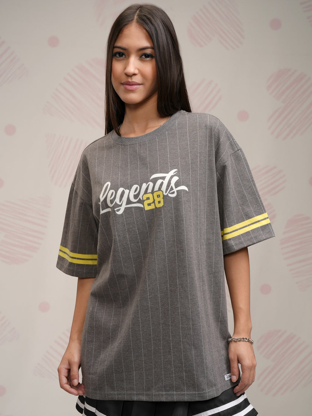 Disney By Tokyo Talkies Women Grey Donald Duck Printed Round Neck T-Shirt - Grey - Image 3