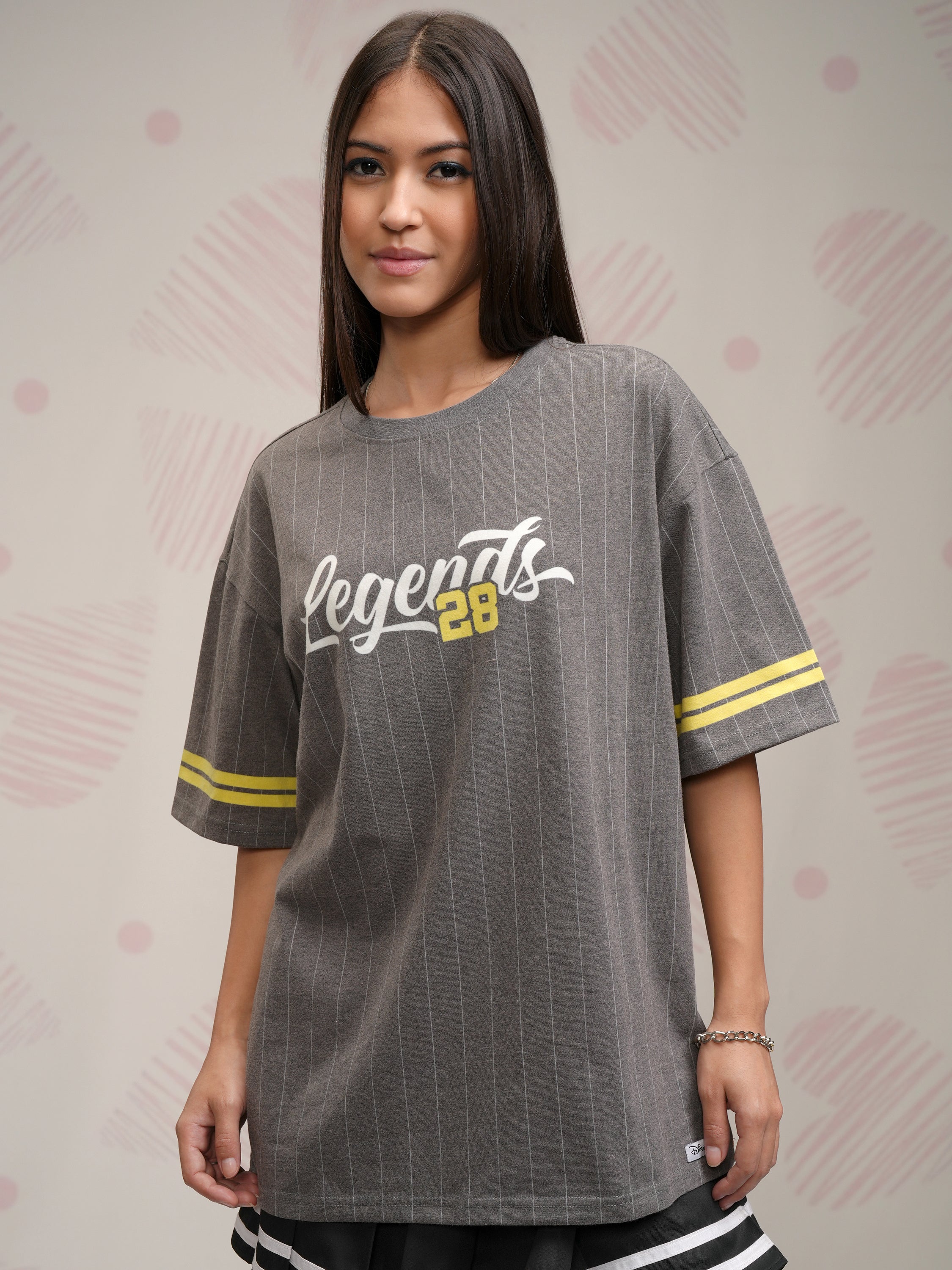 Disney By Tokyo Talkies Women Grey Donald Duck Printed Round Neck T-Shirt - Grey - Image 3