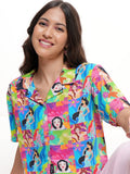 Disney By Tokyo Talkies Women Multi Disney Princess Printed Casual Shirt - Multi - Image 1