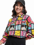 Disney By Tokyo Talkies Women Multi Mickey Mouse Printed Casual Shirt - Multi - Image 1