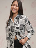 Disney By Tokyo Talkies Women White Minnie Mouse Printed Casual Shirt - White - Image 1
