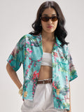 Disney By Tokyo Talkies Women Blue The Jungle Book Printed Casual Shirt - Blue - Image 1