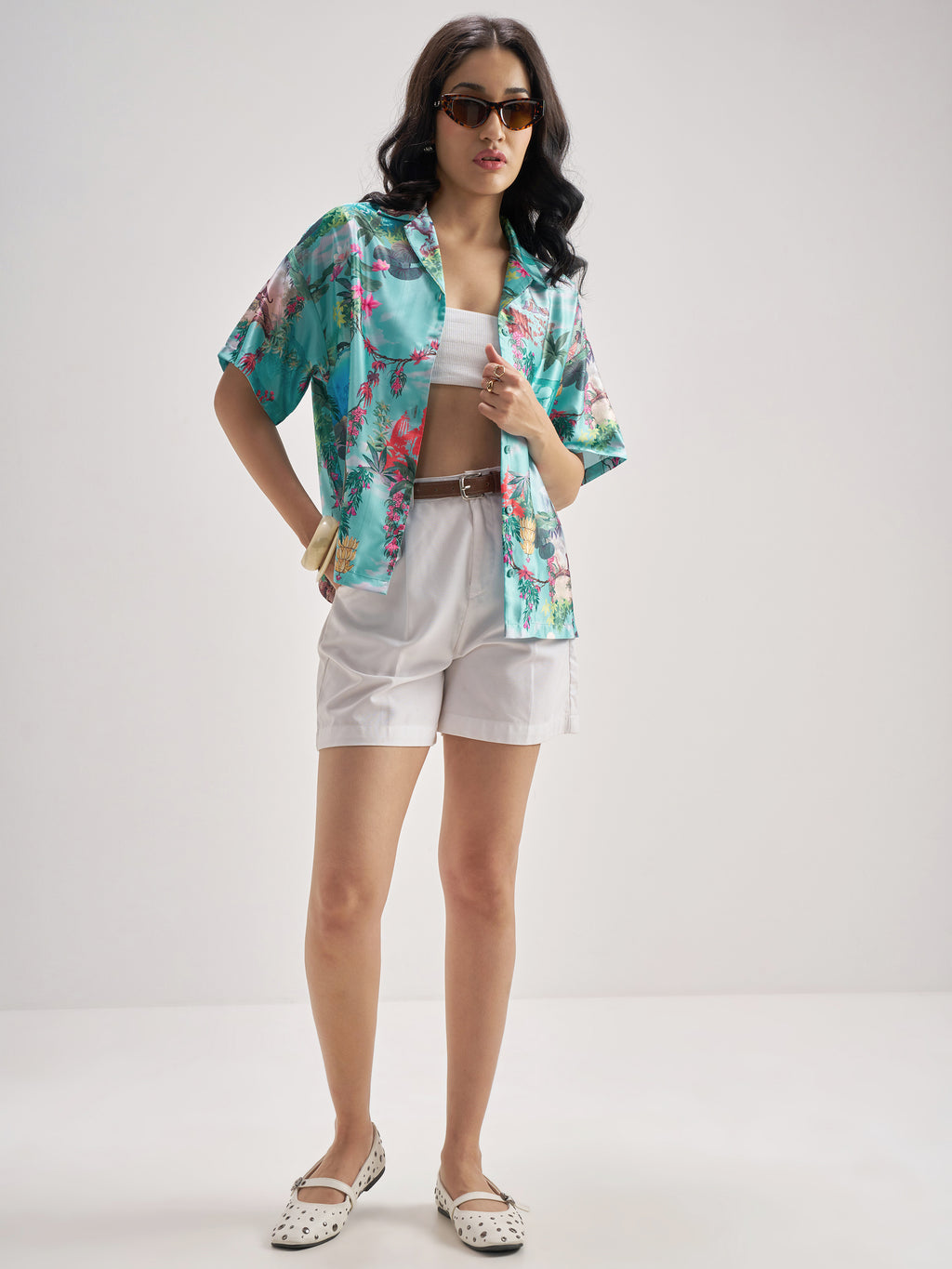 Disney By Tokyo Talkies Women Blue The Jungle Book Printed Casual Shirt - Blue - Image 2