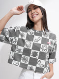 Marvel By Tokyo Talkies Women Black Spider-Man Printed Round Neck T-Shirt - Black - Image 1