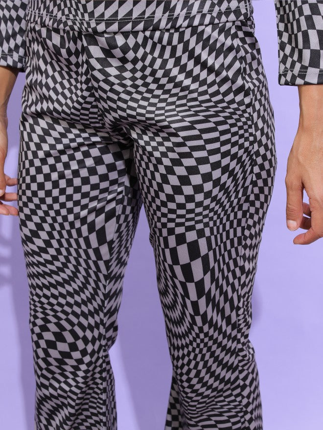 Tokyo Talkies Women Black Crop Top With Trouser - Black - Image 7