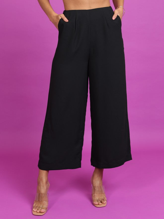 Tokyo Talkies Women Black Shirt With Trouser - Black - Image 7